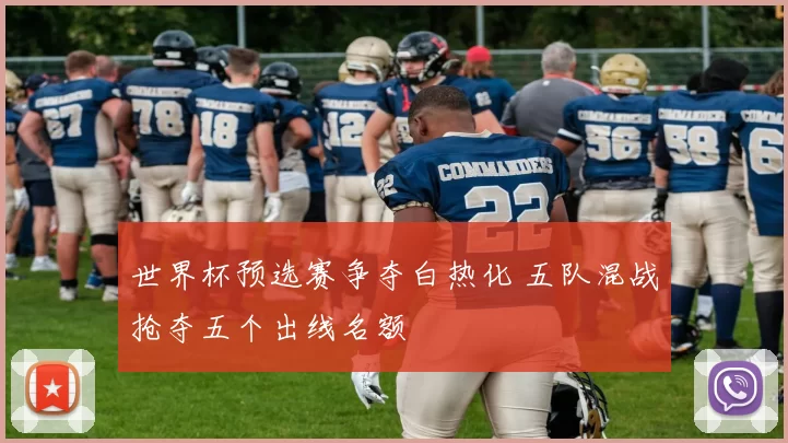 世界杯预选赛争夺白热化 五队混战抢夺五个出线名额